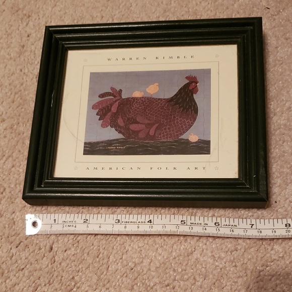 Warren Kimble Animal Folk Art Framed Prints - Set of 4 - Picture 4 of 7